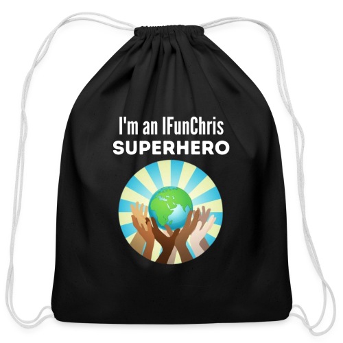 I'm an IFunChris SuperHero - Cotton Drawstring Bag
