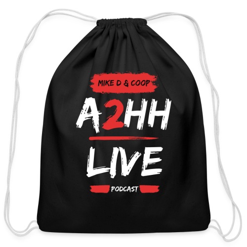 A2HH Live Black & Red Merch - Cotton Drawstring Bag