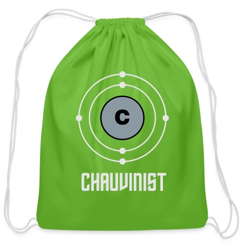 Carbon Chauvinist Electron - Cotton Drawstring Bag