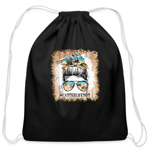 Camper Life Mom - Cotton Drawstring Bag
