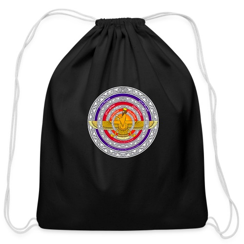 Faravahar Cir3 - Cotton Drawstring Bag