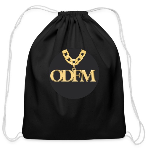 ODFM Podcast™ gold chain from One DJ From Murder - Cotton Drawstring Bag
