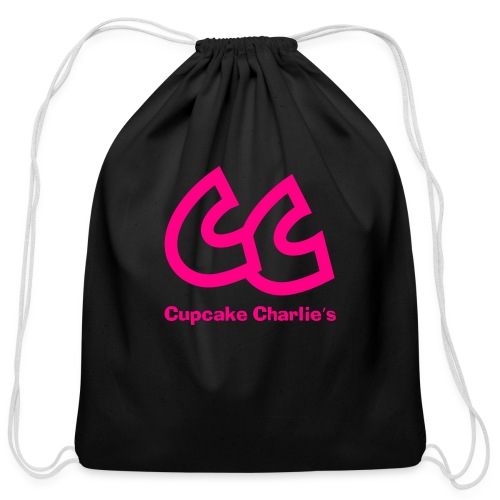 CC Cupcake Charlie's (One Line) - Cotton Drawstring Bag