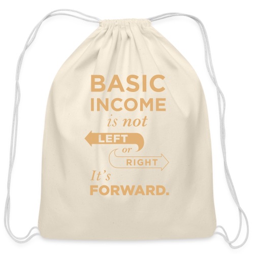 Basic Income Arrows V.2 - Cotton Drawstring Bag