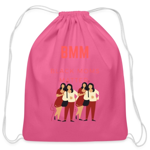 BMM wht bg - Cotton Drawstring Bag
