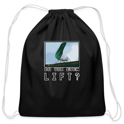 Do you even LIFT? Pretend we're all Ants - Cotton Drawstring Bag