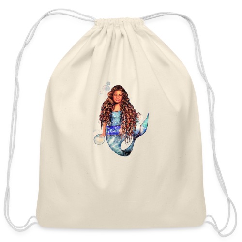 Mermaid dream - Cotton Drawstring Bag