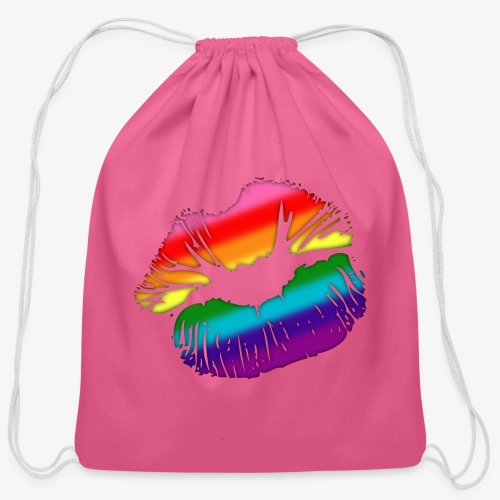Original Gilbert Baker LGBTQ Love Rainbow Pride - Cotton Drawstring Bag
