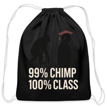 Prehistoric Homo Habilis Stone Tools - Cotton Drawstring Bag - black - Front
