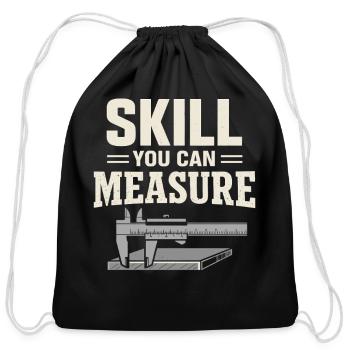 Blue Collar Welder Skilled Trades Pride Working - Cotton Drawstring Bag - black - Front