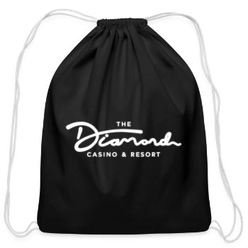 The Diamond Casino & Resort - Cotton Drawstring Bag - black - Front