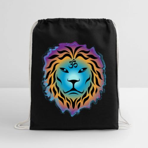 Zen Lion - Cotton Drawstring Bag