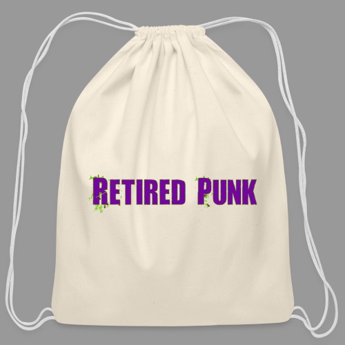 Retired Punk 001 - Cotton Drawstring Bag