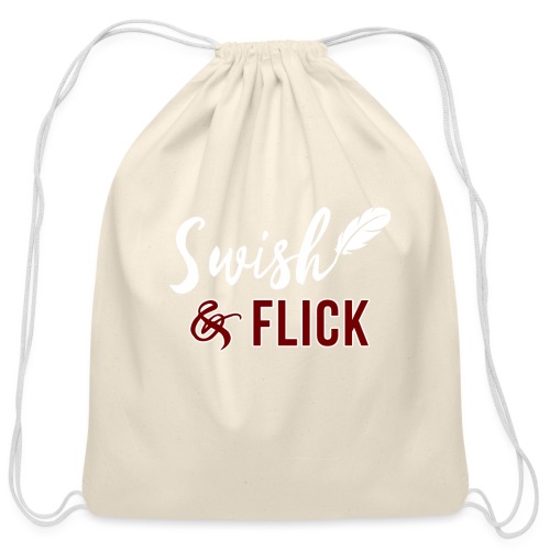 Swish And Flick - Cotton Drawstring Bag
