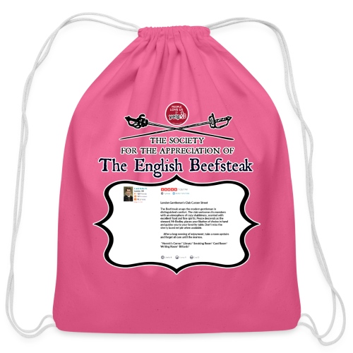 Yelp - English Beefsteak - Cotton Drawstring Bag