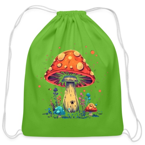 Fungus Amongus - Cotton Drawstring Bag