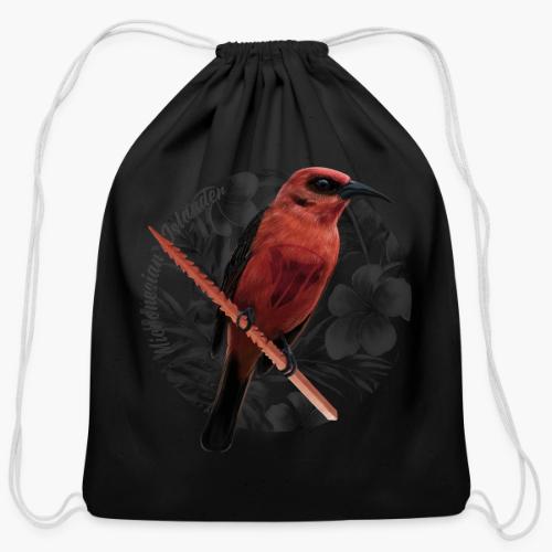 Micronesian Myzomel - Cotton Drawstring Bag