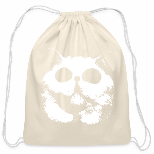 Cool Creepy Zombie Monster Halloween Cat Costume - Cotton Drawstring Bag
