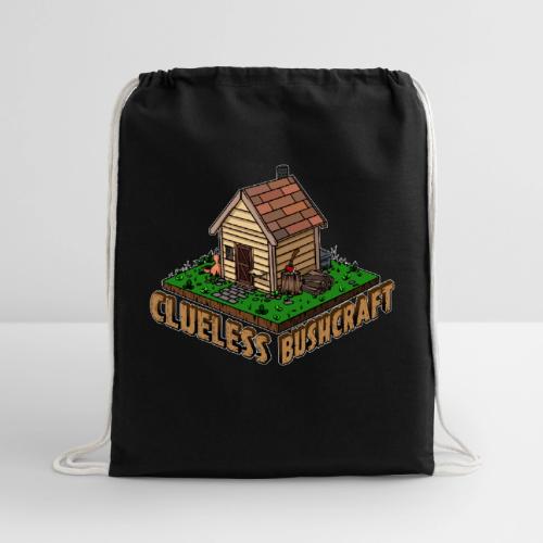 Clueless Bushcraft 2022 Logo - Cotton Drawstring Bag