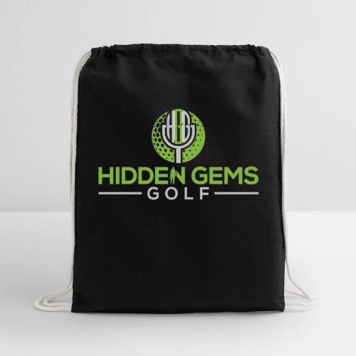 Hidden Gems Golf - Cotton Drawstring Bag