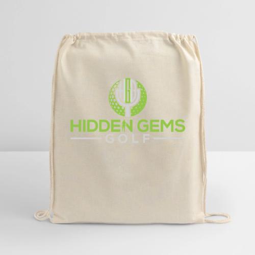 Hidden Gems Golf - Cotton Drawstring Bag
