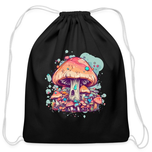 The Mushroom Collective - Cotton Drawstring Bag