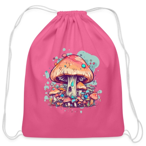 The Mushroom Collective - Cotton Drawstring Bag