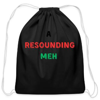 Maintenance Phase A Resounding Meh - Cotton Drawstring Bag - black - Front