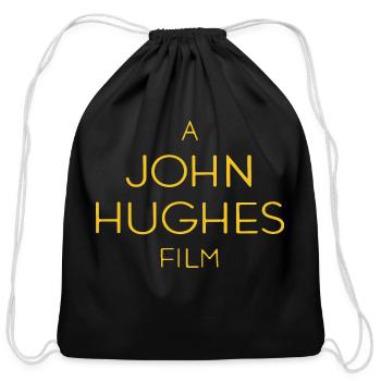 A John Hughes Film - Cotton Drawstring Bag - black - Front