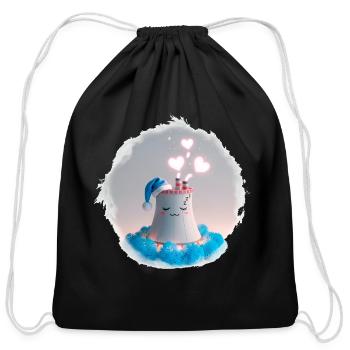 Toy For A World In Denial - Cotton Drawstring Bag - black - Front
