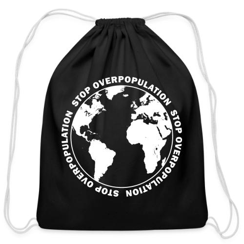 Stop Overpopulation - Cotton Drawstring Bag
