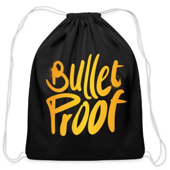 Bullet proof, Only One Place - Cotton Drawstring Bag - black - Front