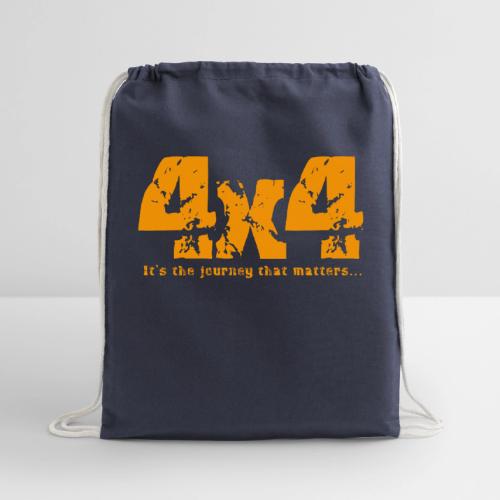 4x4 - it's the journey that matters... - Cotton Drawstring Bag