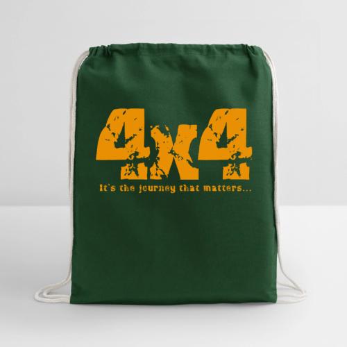 4x4 - it's the journey that matters... - Cotton Drawstring Bag