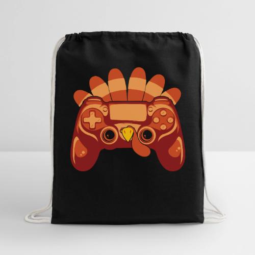 Gamer Turkey Thanksgiving - Cotton Drawstring Bag