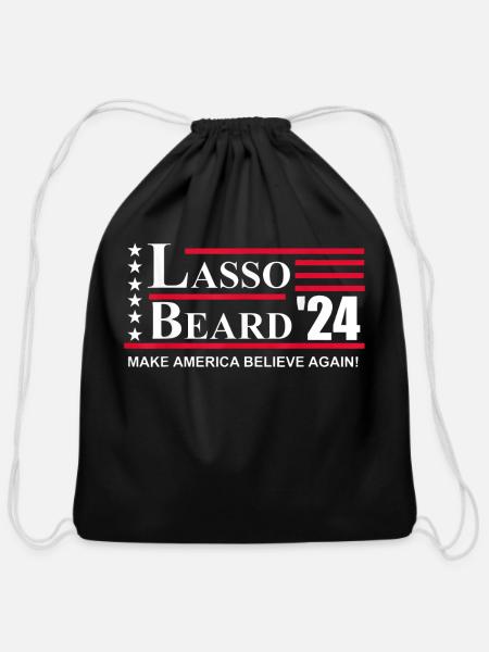 Lasso Beard 2024 - Cotton Drawstring Bag - black