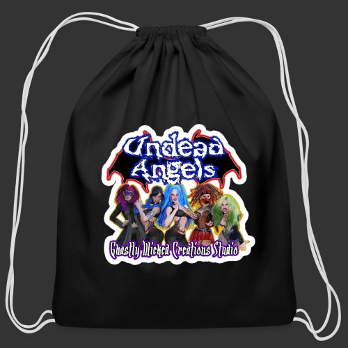 Undead Angels Band - Cotton Drawstring Bag