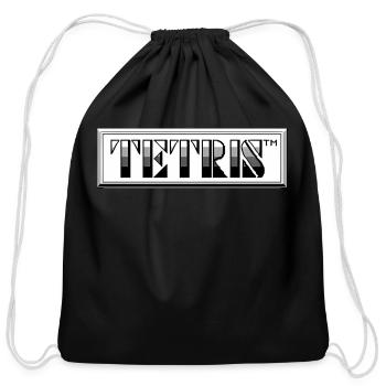 1989 Title Screen - Cotton Drawstring Bag - black - Front