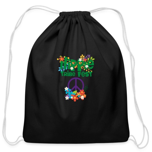 Hippie Tribe Fest Gear - Cotton Drawstring Bag