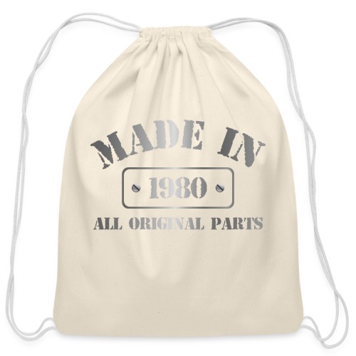 Made in 1980 - Cotton Drawstring Bag