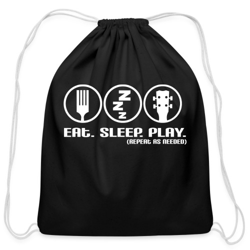 Eat. Sleep. Repeat - Cotton Drawstring Bag