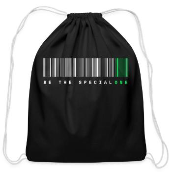 Do Something Special - Cotton Drawstring Bag - black - Front