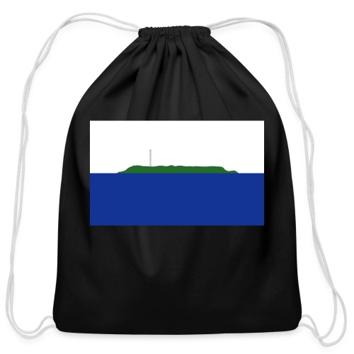 Navassa Island Flag - Cotton Drawstring Bag