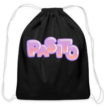 Pasito Something For Everyone - Cotton Drawstring Bag - black - Front