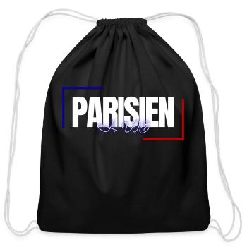 Casquette, Masques & T-shirts - Cotton Drawstring Bag - black - Front
