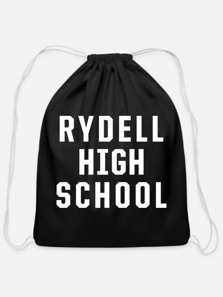 Rydell High School - Cotton Drawstring Bag - black