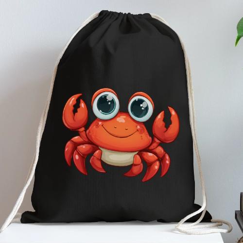 Cute Cartoon Baby Crab - Cotton Drawstring Bag