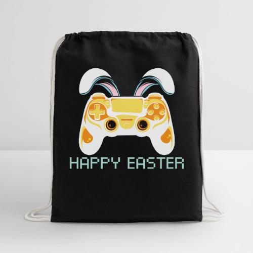 Happy Easter Gamer - Cotton Drawstring Bag