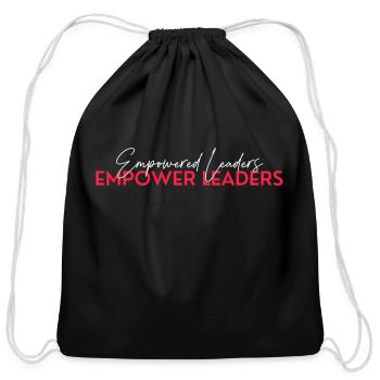 Empower Leaders 2 0 - Cotton Drawstring Bag - black - Front