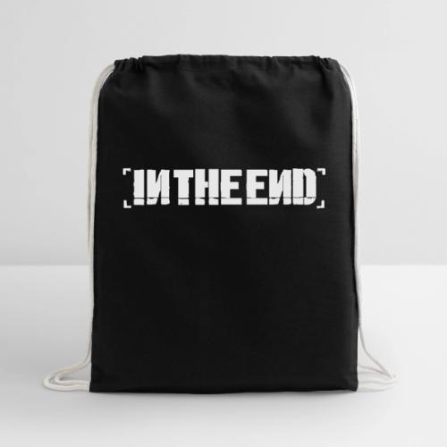 Hybrid Theory Stencil White - Cotton Drawstring Bag